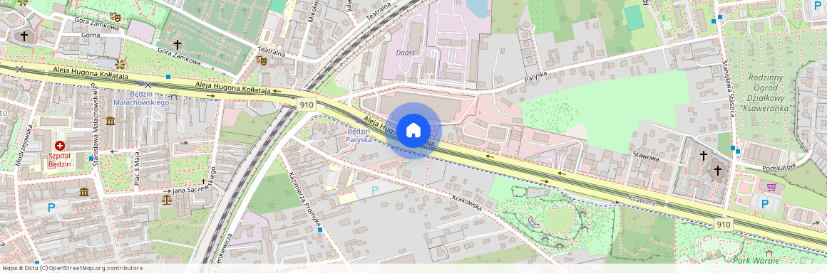 Ksawera, aleja Hugona Kołłątaja, Będzin