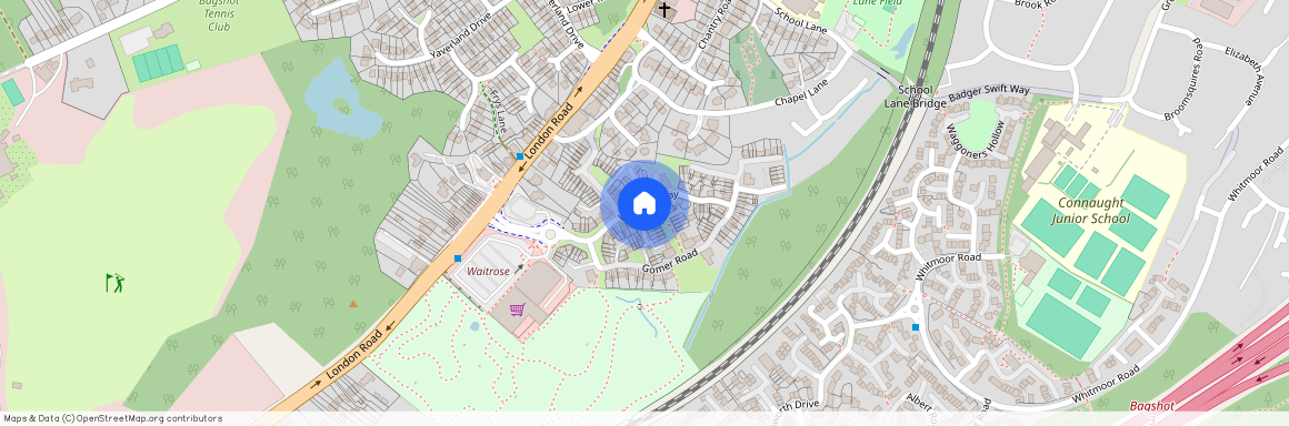 Lucinda Walk, Bagshot, Surrey, GU19