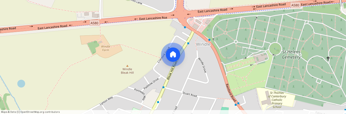 Bleak Hill Road, Windle, WA10