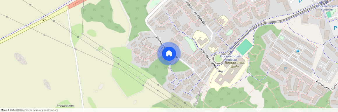 Hjalmar Lundgrens gata 100, Klockaretorpet