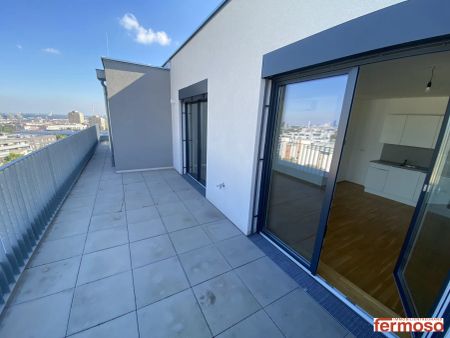 Stilvolle Dachgeschoßwohnung mit Weitblick – 1100 Wien - Foto 3