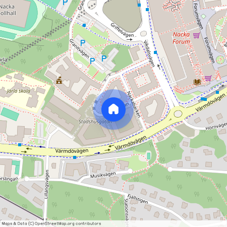 Nya gatan 21, Nacka Centrum