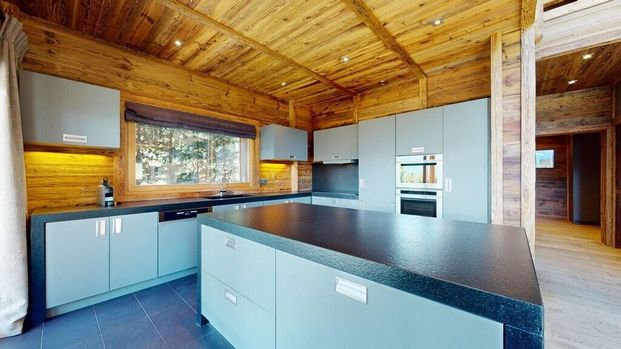 Crans - Chalet de haut standing avec vue imprenable sur les Alpes - Foto 1