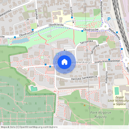 ul. Józefa Kraszewskiego, Sopocki Las, Sopot, pomorskie