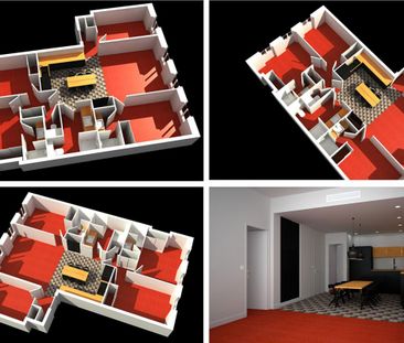 Location Appartement 5 pièces Meublé 92m² MARSEILLE 3ème - Photo 1