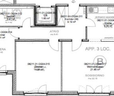 3 Zimmer, 70 m², 4. Stock - Photo 5