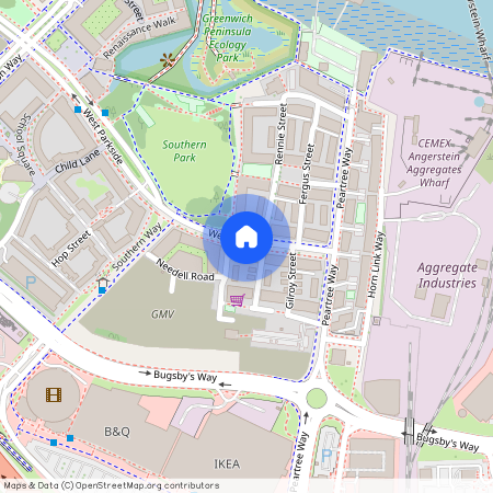 West Parkside, Greenwich, SE10, London
