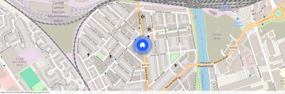 CF11 6RT Grangetown, Wales, Cardiff
