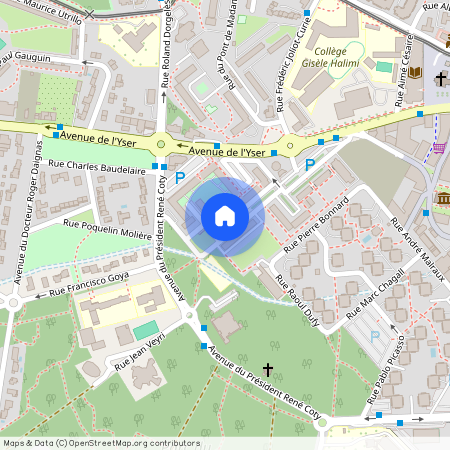 Place Vincent Van Gogh, Francja, Merignac