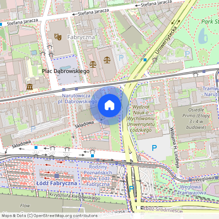 ul. Składowa, Fabryczna, Śródmieście, Łódź, łódzkie