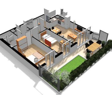 Appartement 3 Pièces rez-de-jardin- CHATOU, - Photo 6