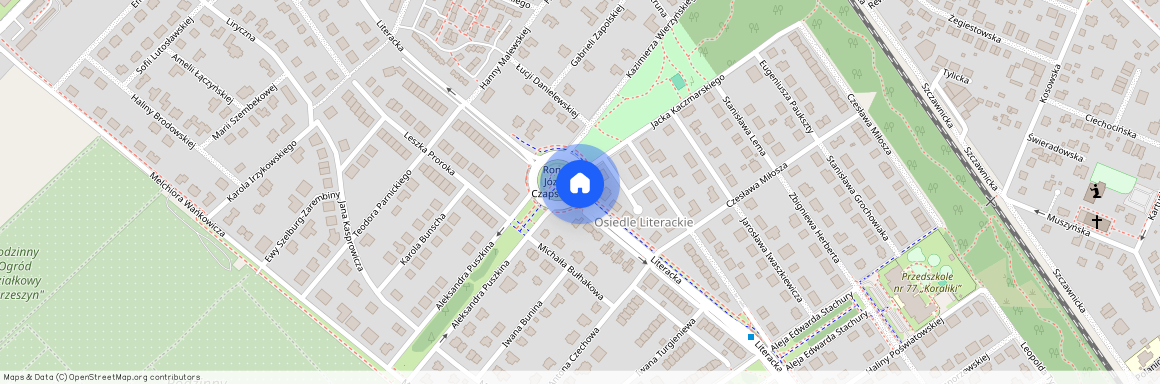 ul. Literacka, Strzeszyn, Jeżyce, Poznań, wielkopolskie