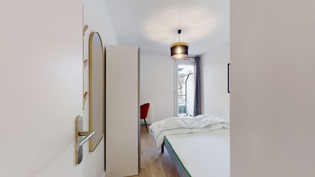 Villeurbanne Réguillon — Chambre Privée 4 - Photo 4