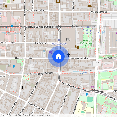 Hermannstraße, 33602 Bielefeld - Bielefeld (Innenstadt)