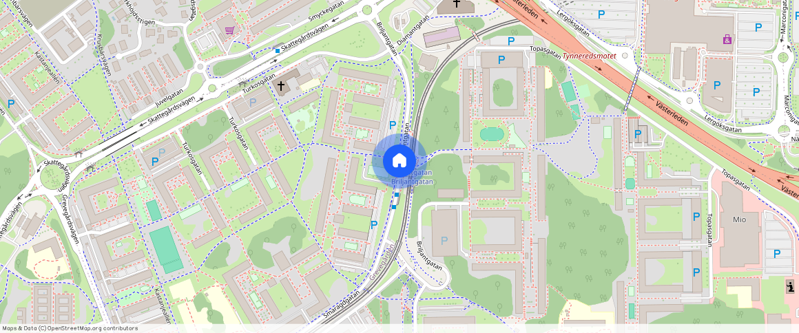 Briljantgatan, Västra Frölunda