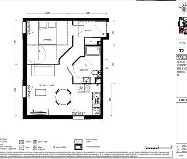 Appartement à louer 2 pièces 42.5m² - Photo 3