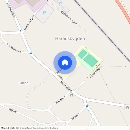 Gärde Byskolvägen, Leksand