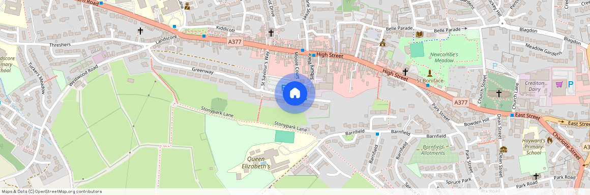 Town Park, Crediton, Devon, EX17