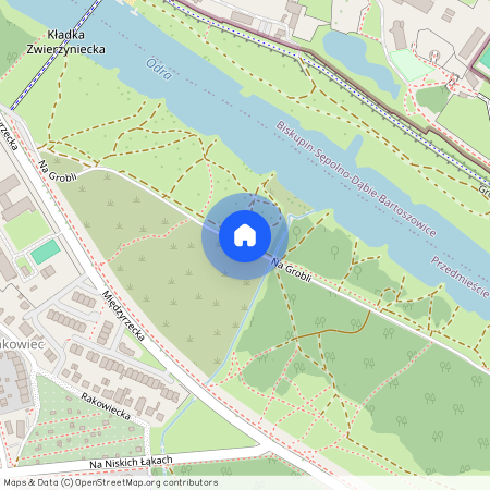 ul. Na Grobli, Przedmieście Oławskie, Krzyki, Wrocław, dolnośląskie