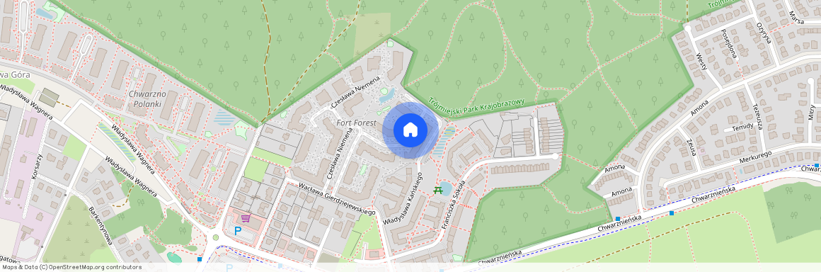 ul. Władysława Kańskiego, Wiczlino, Gdynia, pomorskie