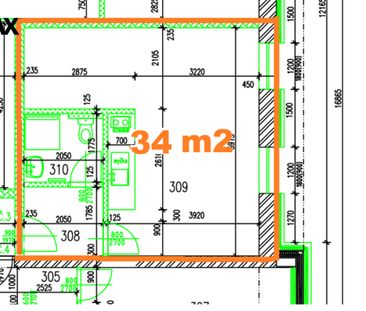 Pronájem bytu 1+kk a garsoniéry 34 m² - Fotografie 2