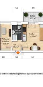 1-Zimmer Mietwohnung - Bühlau/Weißer Hirsch - Photo 4