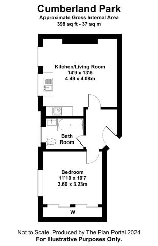 1 Bed Flat, Cumberland Park, W3 - Photo 4
