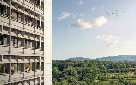 ERSTBEZUG - Wohnen mit Weitblick im Hochhuus Bern - Foto 5