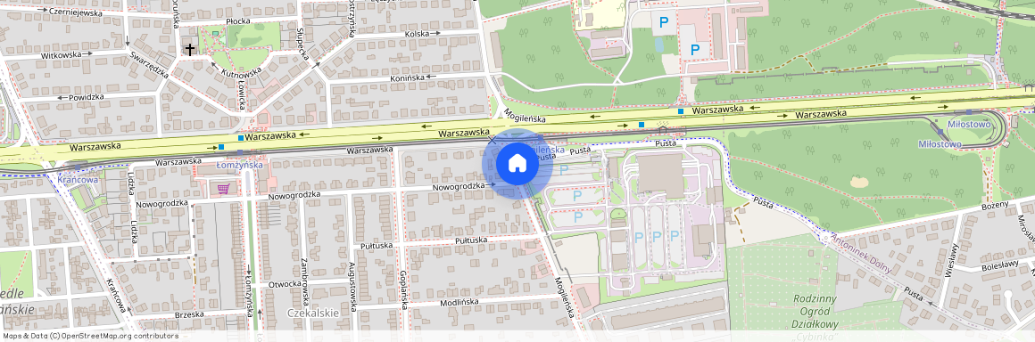 ul. Mogileńska, os. Warszawskie, Nowe Miasto, Poznań, wielkopolskie