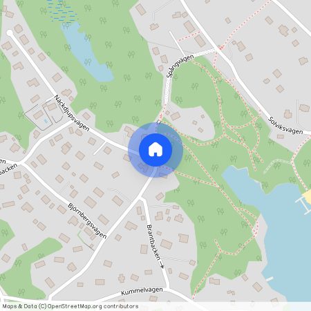 Spångvägen, Saltsjö-Boo