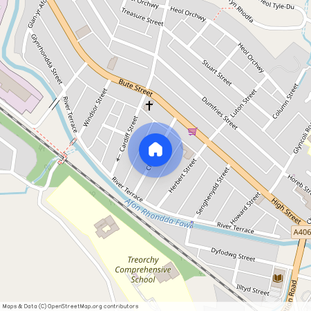 Clark Street, Treorchy, Rhondda Cynon Taff, CF42