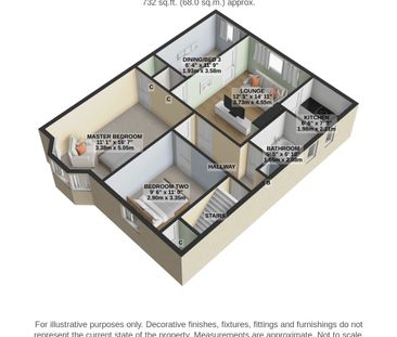 3 bed flat to rent in Menock Road, Glasgow, G44 - Photo 3
