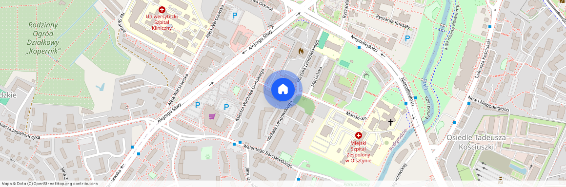 ul. Michała Lengowskiego, Podgrodzie, Olsztyn, warmińsko-mazurskie