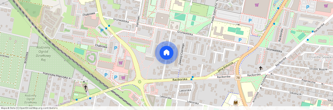 ul. Żytnia, Maroko-Nowiny, Rybnik, śląskie