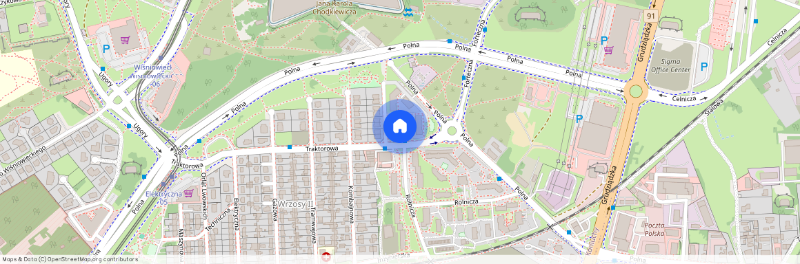 Toruń, Wrzosy, Fieldorfa-Nila