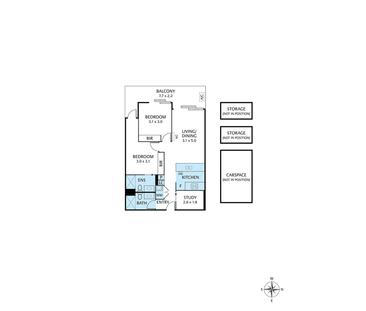 Luxury Living - 2 Bedroom Apartment with second bathroom and study. - Photo 5