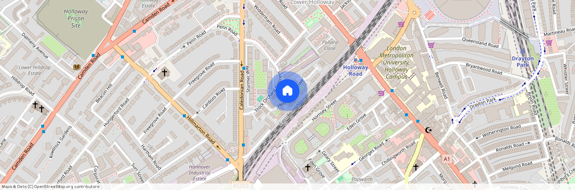 Heddington Grove, Holloway, Islington, London, N7