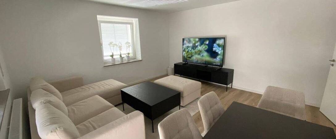 3-Zimmerwohnung mit Wlan, TV, Küche, Dusche/WC, Waschmaschine, Trockner, Balkon und Garage - Foto 1