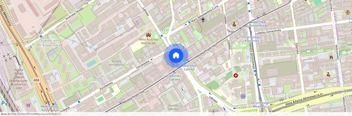ul. Łąkowa, Stare Polesie, Polesie, Łódź, łódzkie