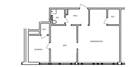 62 kvm på Prästgatan 37A, Östersund - Foto 2