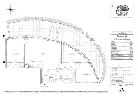 location Appartement T4 DE 85.05m² À MASSY - Photo 5
