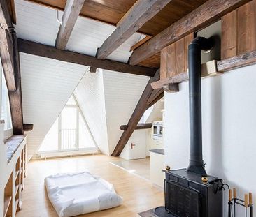 Originelle 5½-Zimmer-Dachwohnung mit Cheminée - Photo 6