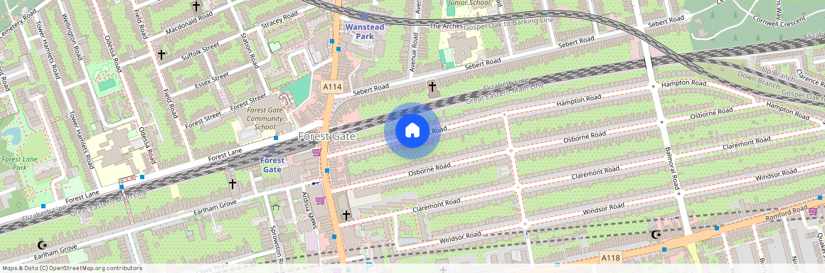 Hampton Road, Forest Gate, London, E7