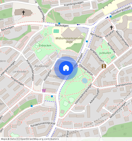 Midsommarkransen, Stockholm, Tellusborgsvägen 56