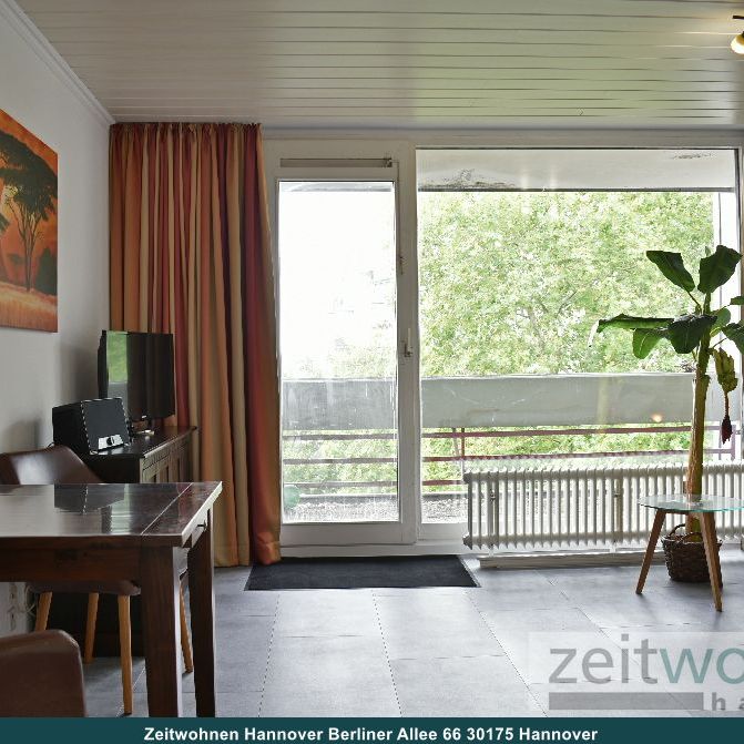 Laatzen, 1 Zimmer Apartment mit Balkon, Internet, frisch saniert - Photo 1