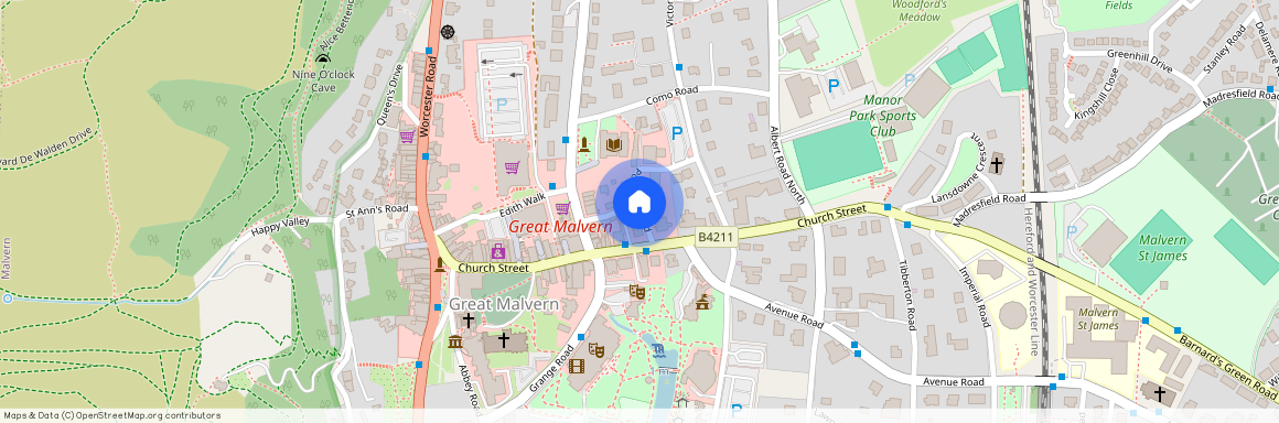 The Garden House, portland Road, Malvern, Wra, WR14