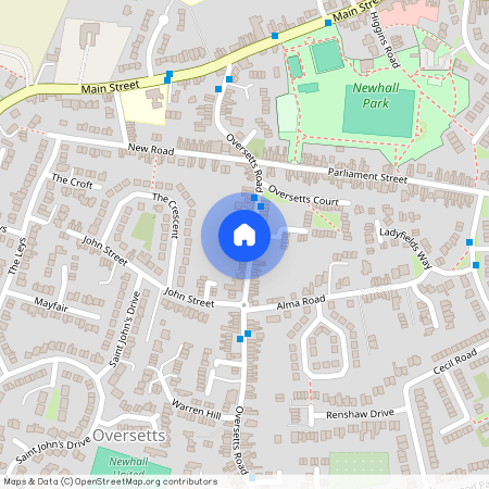 Oversetts Road, Newhall