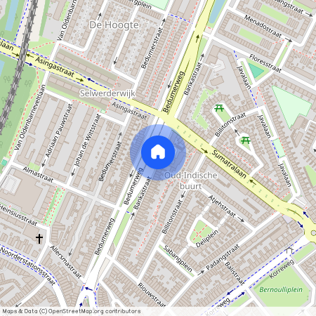 Indische buurt, 9715 CC, Bankastraat, Groningen