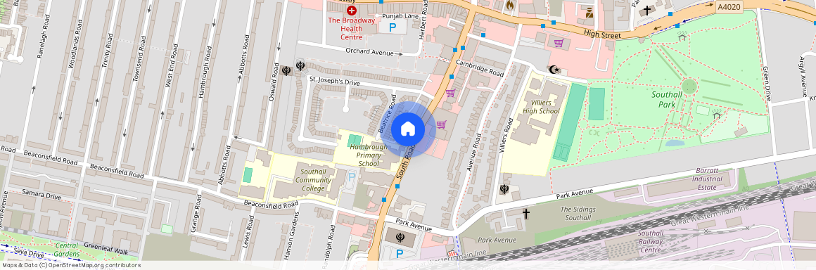 South Road, Southall, Greater London, UB1