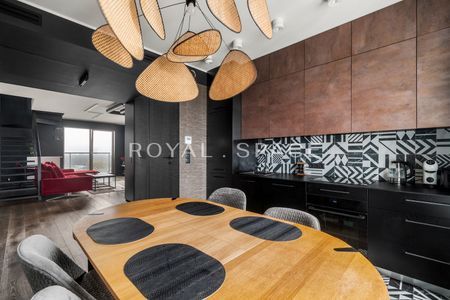 Dwupoziomowy apartament z panoramą Warszawy - Zdjęcie 5